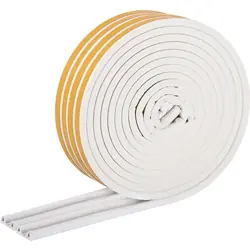 Fix-o-moll tochtband zelfklevend P 9x5,5mm 18m wit Gecertificeerd
