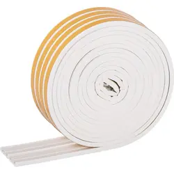 Fix-o-moll tochtband zelfklevend E 9x4mm 18m wit Alleen Vandaag