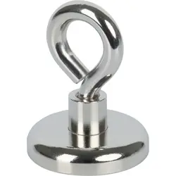 Fix-o-moll magneet schijf Neodym oog 32x44mm Fabrieksprijs