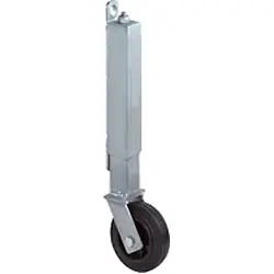 Seizoensaanbieding Meeverend poortwiel 100mm - 70kg draagvermogen