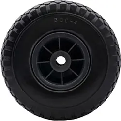Steekwagenwiel bolderkarwiel Zwart antilek wiel 260mm Nieuw
