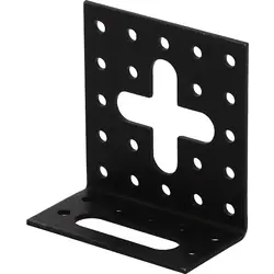 Magnodur hoekanker kruis en sleufgat zwart 30x60x60mm Dagaanbieding