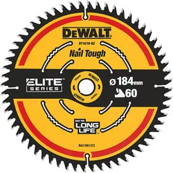 Fabrieksprijs DeWALT DT1670-QZ ELITE CSB cirkelzaagblad Hout Ø 184mm 60T