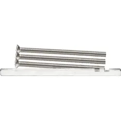 Hoge Kwaliteit AXA krukstift RVS + bouten M6x90mm*