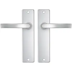 AXA binnendeurbeslag (basic) Edge kruk blok Aluminium Laatste Kans