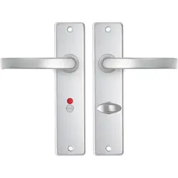 AXA binnendeurbeslag (basic) Edge kruk blok Aluminium Fabrieksprijs