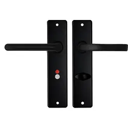 Dagaanbieding AXA binnendeurbeslag (basic) Edge kruk blok Zwart