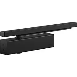 Gratis Retour AXA deurdranger met glijarm en afdekplaat Max. 1400mm - 120kg zwart