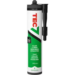 Weekendaanbieding Tec7 montage- en afdichtingskit Zwart 310ml