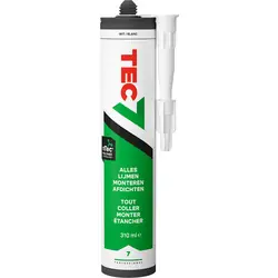 Speciale Aanbieding Tec7 montage- en afdichtingskit Wit 310ml