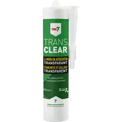 Tec7 Trans universele afdichtingskit Transparant 310ml Beperkte Voorraad
