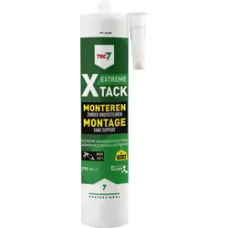Tijdelijk Beschikbaar Tec7 X-tack lijmkit Wit 290ml