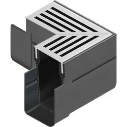 ACO Slimline hoekelement Aluminium Exclusieve Aanbieding