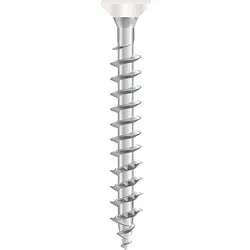 Dynaplus beslagschroeven verzinkt 4,5x40mm TX25 witte kop Koop Vandaag