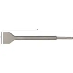 Labor SDS-plus platte beitel 40x250mm Goedkoop
