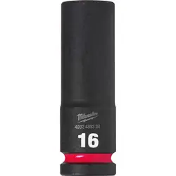 Milwaukee slagdop Shockwave 1/2 lang 16mm Beperkte Voorraad