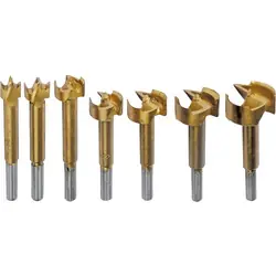 Hoge Kwaliteit Titanium forstnerborenset 7-delig