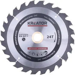 HM cirkelzaagblad hout 190mm 24T Alleen Vandaag