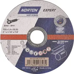 Nieuw Norton Expert doorslijpschijf staal/inox 125x1,6x22,23mm