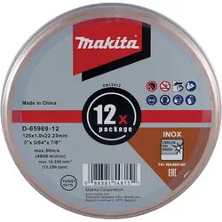 Bestseller Makita doorslijpschijven 125x22,23x1mm