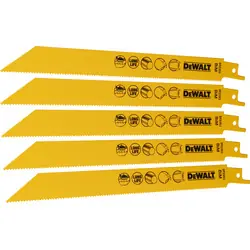 DeWALT reciprozaagblad ferro/non ferro BiM DT2353-QZ 203mm Bestel Nu