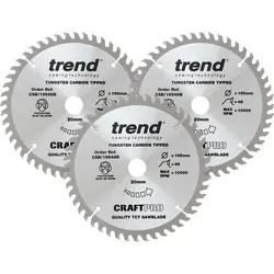 Koopje Trend cirkelzaagblad 165x20x2,2mm 48T