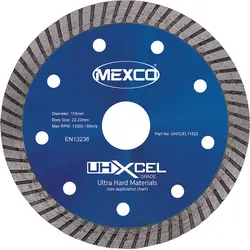 Nieuw Mexco diamantschijf porselein 115x22,2x1,4mm