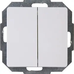 Kopp Paris wipschakelaar wissel/wissel inbouw Artic wit Weekendaanbieding