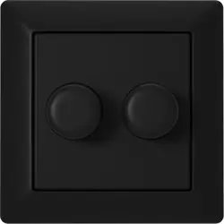 Actieprijs Eco-Dim Duo dimmerknop Mat zwart