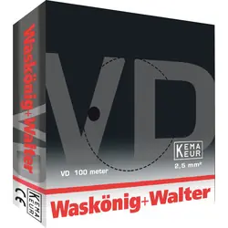 Waskonig VD H07 V-U 1,5mm zwart 100m Beste Prijs