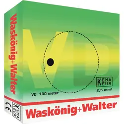 Finale Uitverkoop Waskonig VD H07 V-U 2,5mm geel/groen 100m