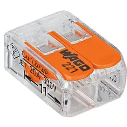 Finale Uitverkoop Wago verbindingsklem 0,14 - 4mm² 2-polig