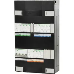 Schneider Electric groepenkast 3 fase 9 groepen Op = Op