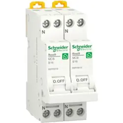 Schneider Electric fornuisgroep Resi9 2P+2N B16 Favoriet