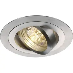 Alleen Vandaag 3-ring inbouwspot rond kantelbaar IP20 GU10/GU5.3 Nickel Satin