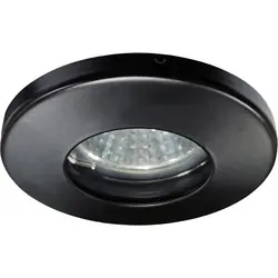 Finale Uitverkoop Inbouwspot rond vast IP65 GU5.3 Zwart