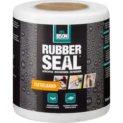 Bison Rubber Seal textielband 100mmx10m Lage Prijs