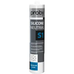 Siliconenkit neutraal S1 Transparant 280ml Hoge Kwaliteit