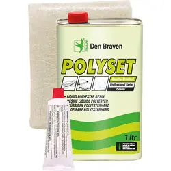Zwaluw polyester reparatieset 1KG 125x38cm Koopje