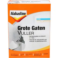 Alabastine grote gaten vuller 1kg Betaalbaar