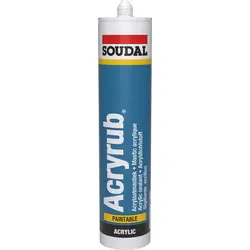 Soudal acryrub Wit 310ml Nieuw