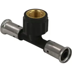 Henco pers T-stuk schroefbus 16x1/2"x16mm Op = Op