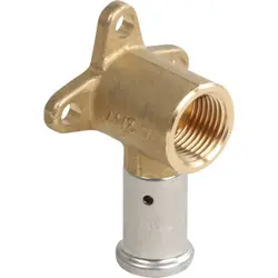 Henco pers muurplaat messing 1/2"x16mm kort Rechtstreeks Van De Fabrikant