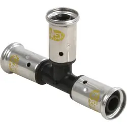 Merkproduct Henco gas pers T-stuk 16mm