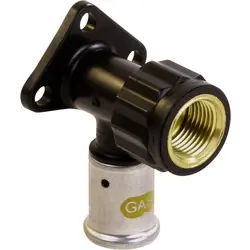 Henco gas pers muurplaat 1/2"x20mm hoog Speciale Aanbieding