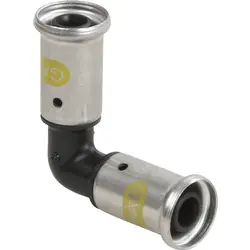 Koop Online Henco gas pers kniekoppeling 90° 16mm