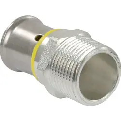 Wavin Tigris gas pers puntstuk 3/4"x20mm Aanbieding