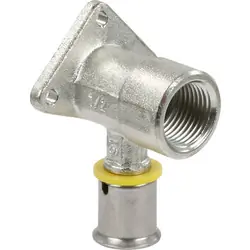 Seizoensaanbieding Wavin Tigris gas pers muurplaat messing 1/2"x16mm