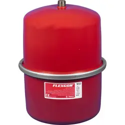 Flamco Flexcon Premium expansievat 18L - 0,5 bar rood Fabrieksprijs