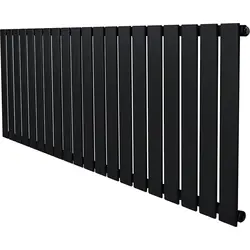 Direct Verzonden Design radiator vlak paneel Zwart 600x1400mm